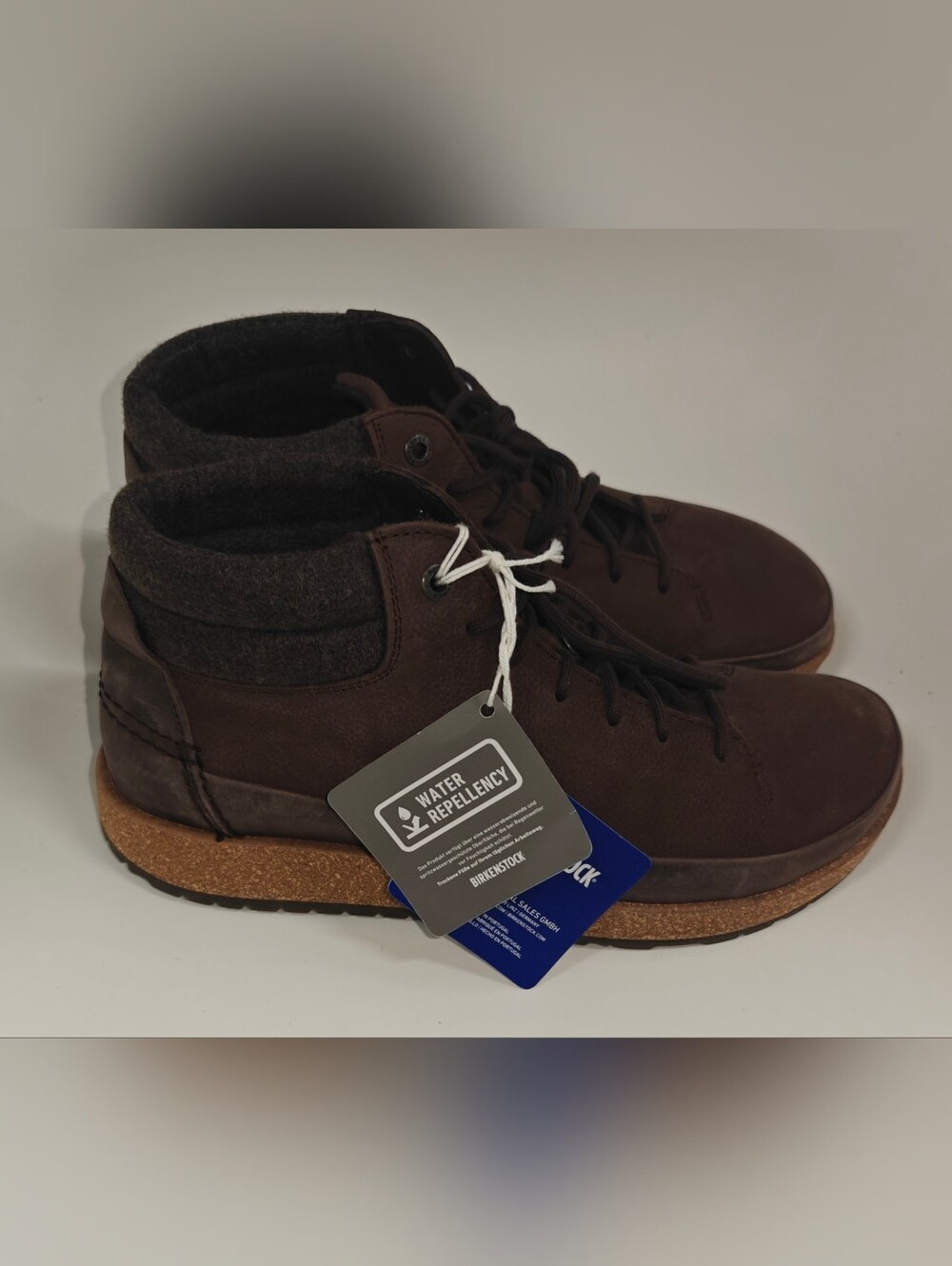 Birkenstock Honnef High Top Boots Brown Oiled Nubuck Leather Size W9 M7